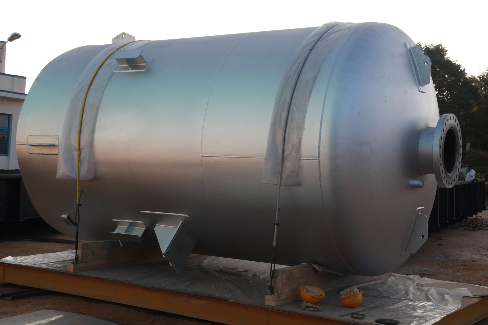 Mild steel fabricated tank at the Tekpik Industries works
