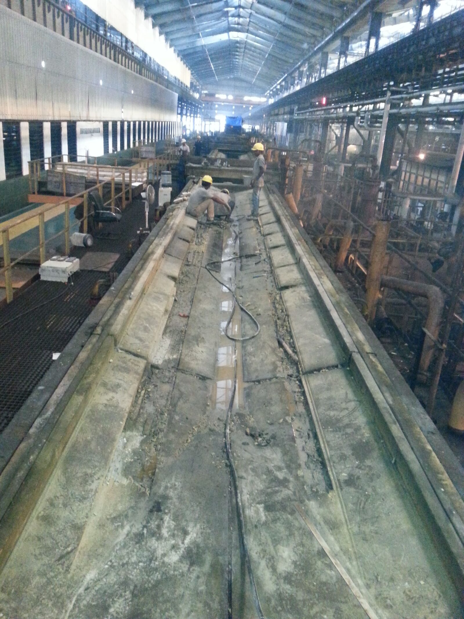 Maintenance and spares for granite pickling lines